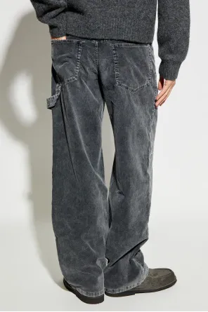 Corduroy Panelled Trousers