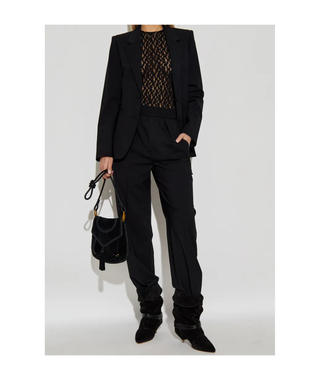Elastic Waist Casual Pants