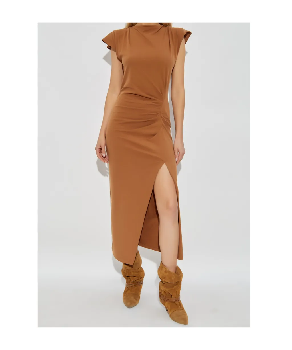 Nadela Ruched Detailed Midi Dress