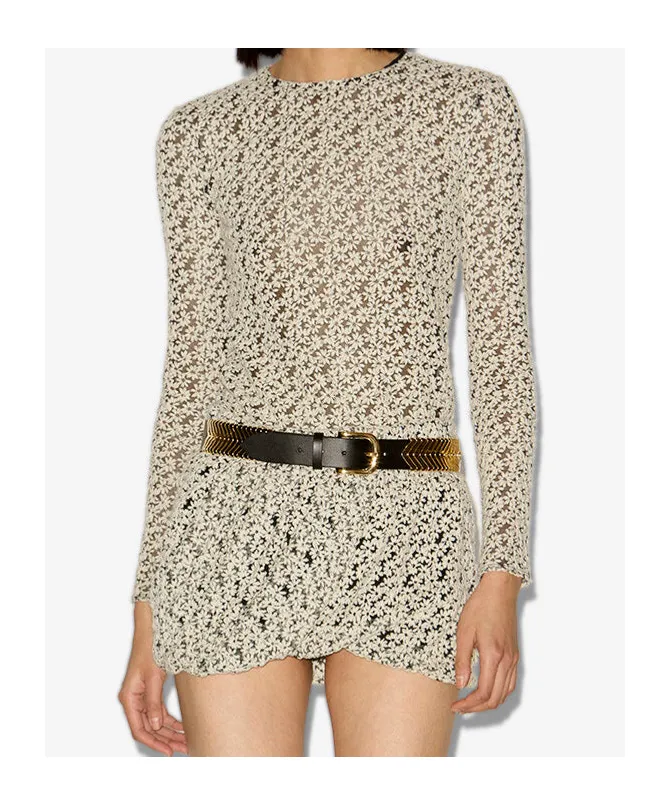 Soline Floral Embroidered Top