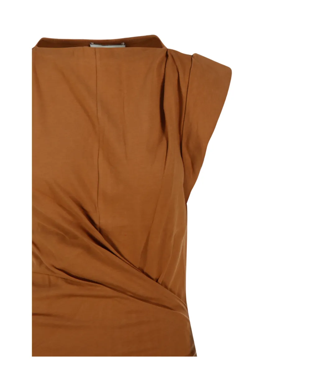 Maisan Cap-Sleeved Top
