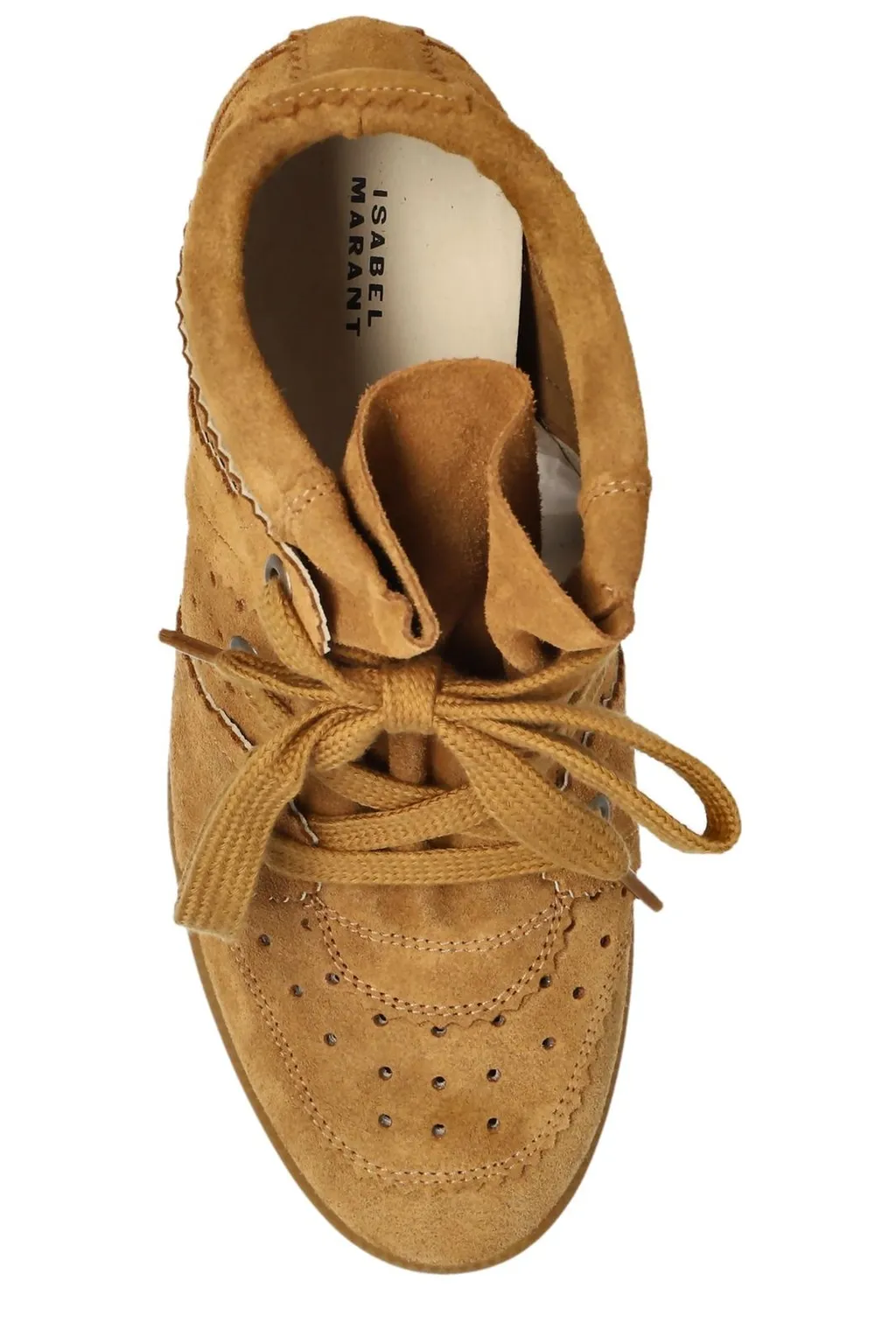 Bobby Lace-Up Wedge Sneakers