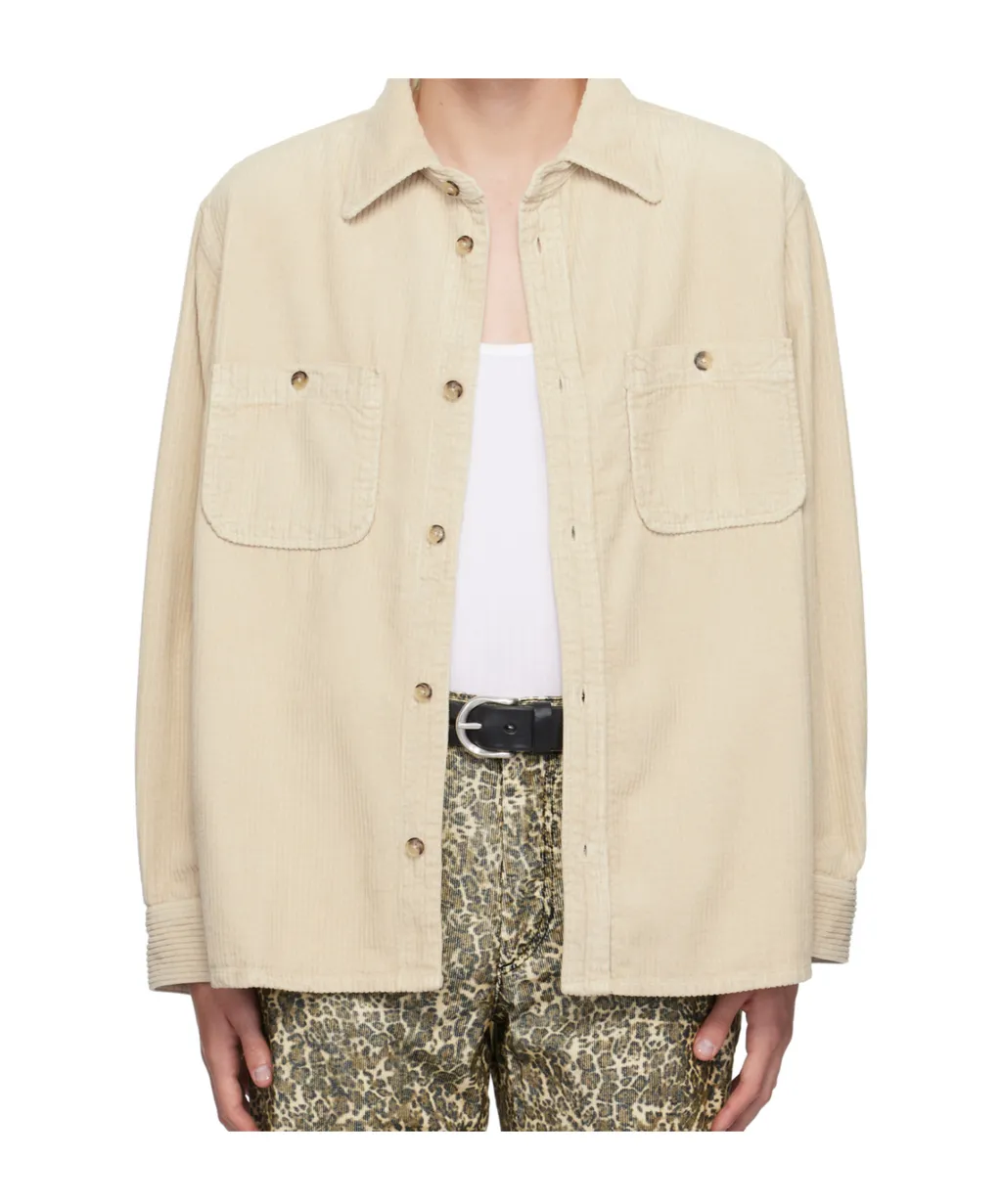 Isabel Marant Nario Buttoned Corduroy Shirt