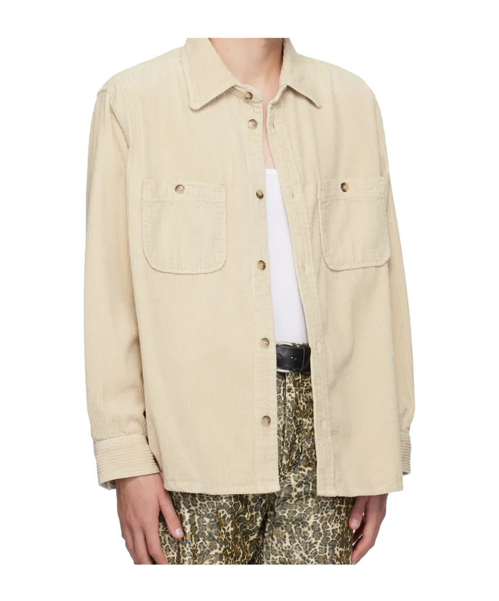 Isabel Marant Nario Buttoned Corduroy Shirt