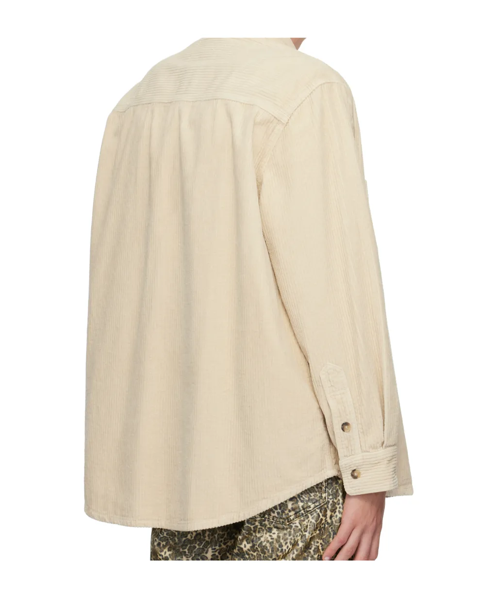 Isabel Marant Nario Buttoned Corduroy Shirt