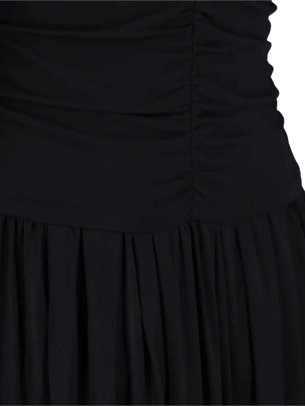 Draped V-Neck Maxi Dress