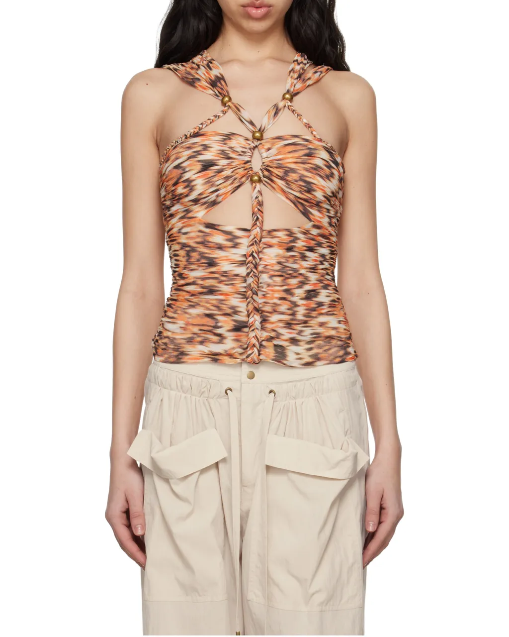Revon Abstract Printed Top