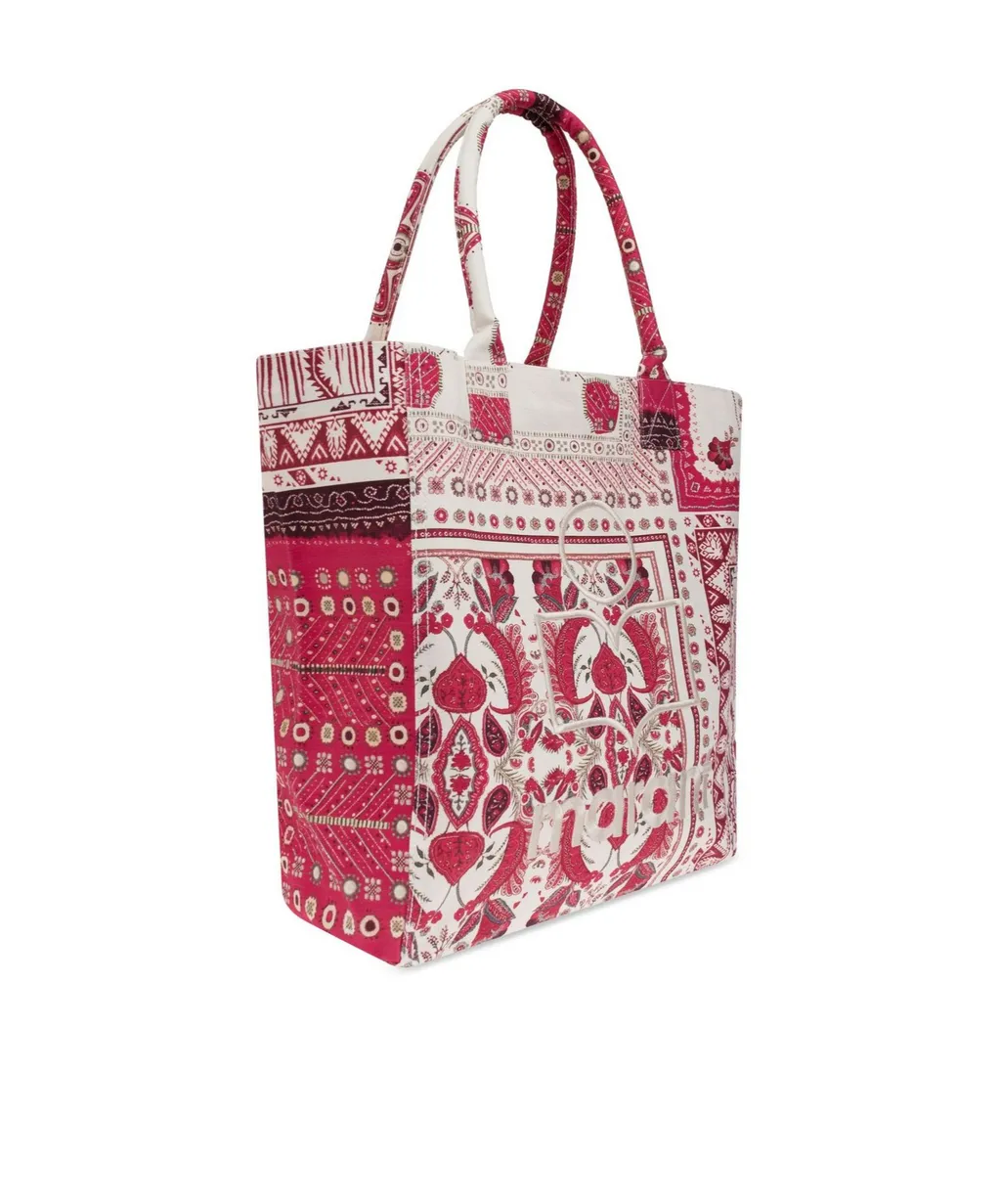 Yenky Logo Embroidered Shopping Bag