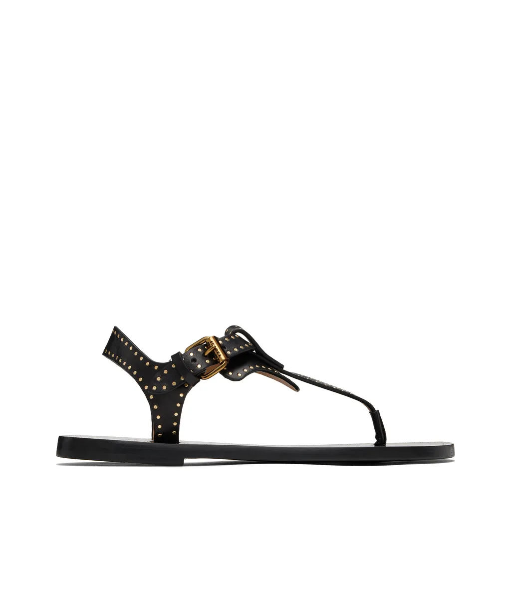 Jooni Sandals With Studded Buckle
