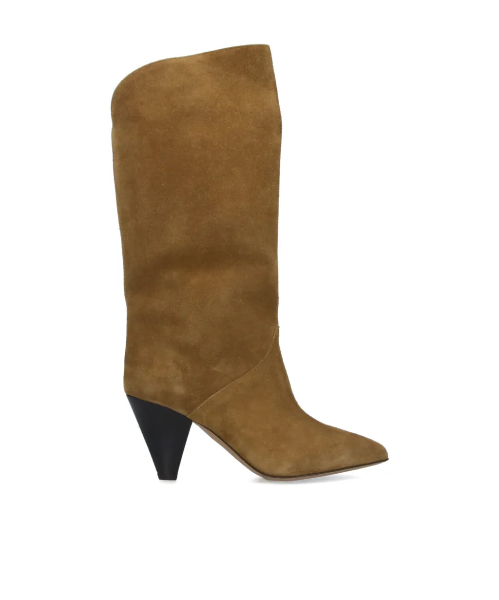 Pointed Toe Heeled Boots