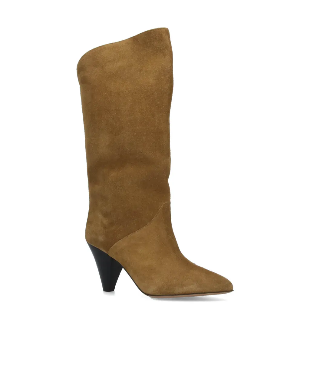 Pointed Toe Heeled Boots