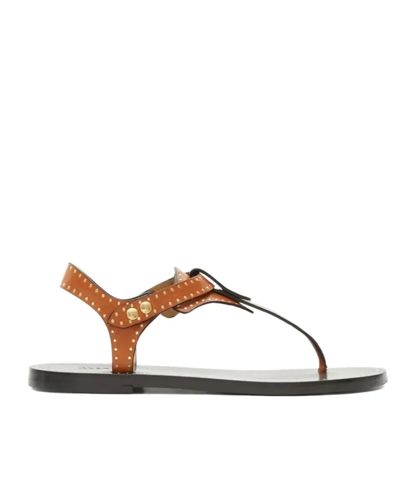 Jooni Thong Strapped Flat Sandals