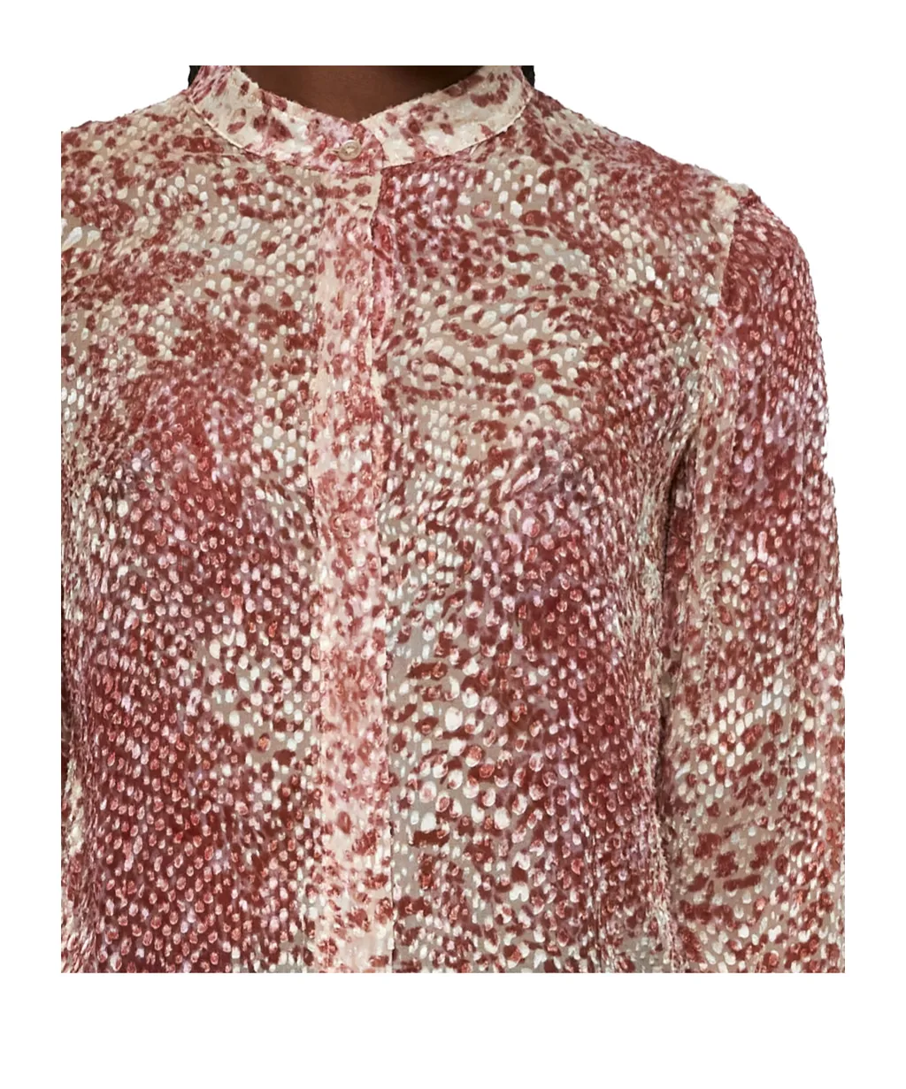 Ilda Pattern-Printed Buttoned Shirt