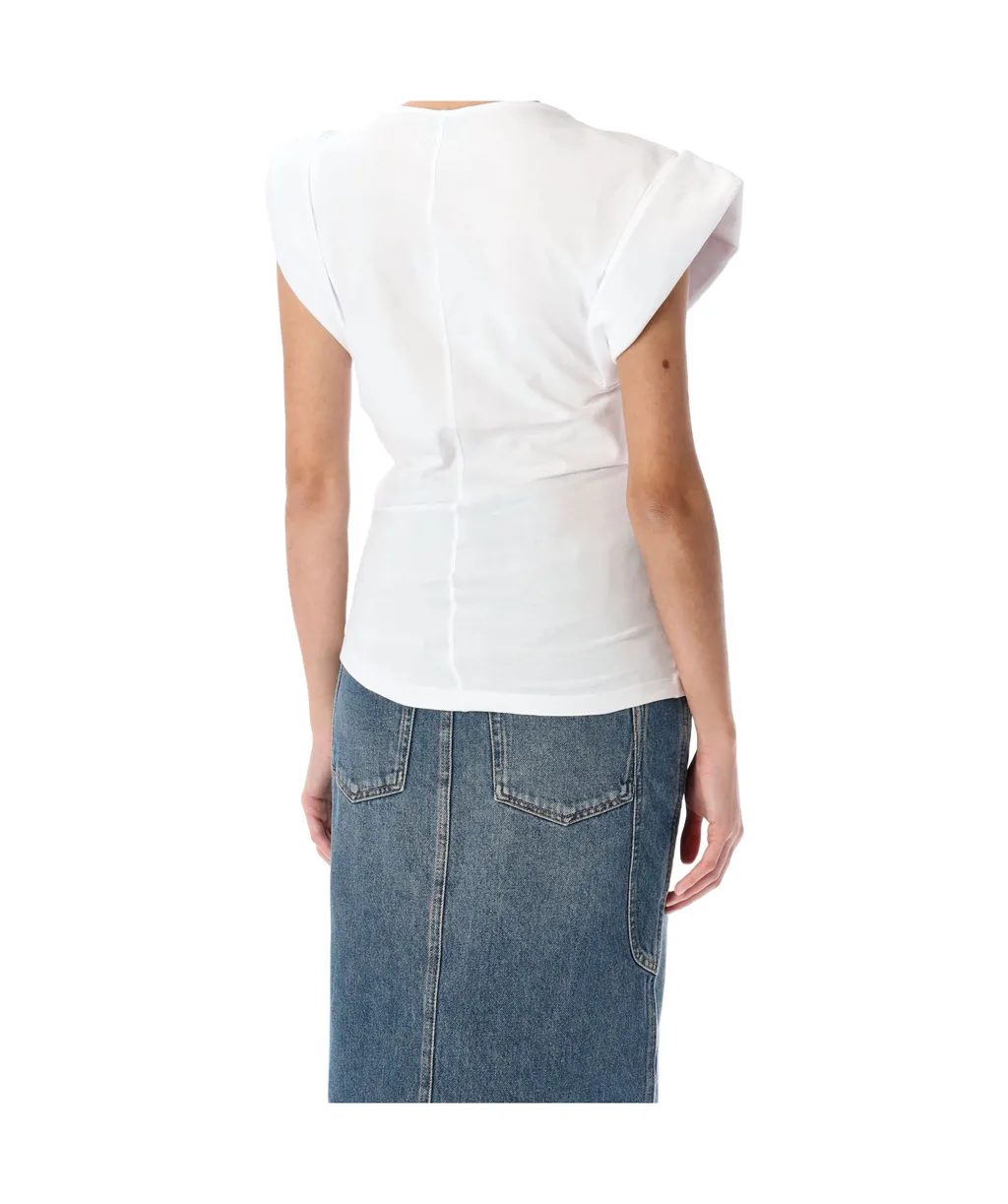 Maisan Cap-Sleeved Top