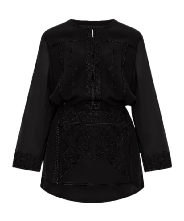 Oaria Long-Sleeved Mini Dress