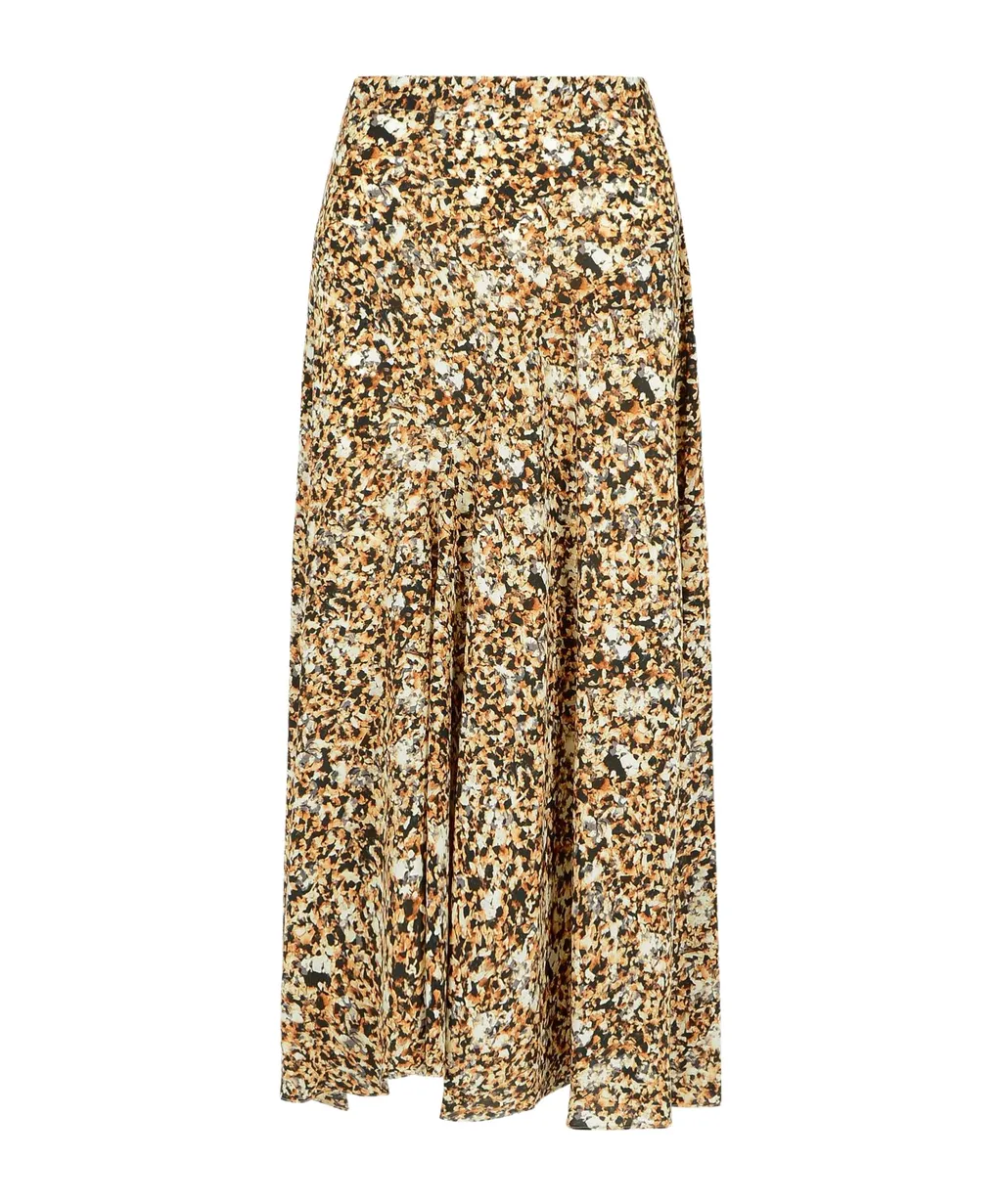 Sakura Printed Long Skirt