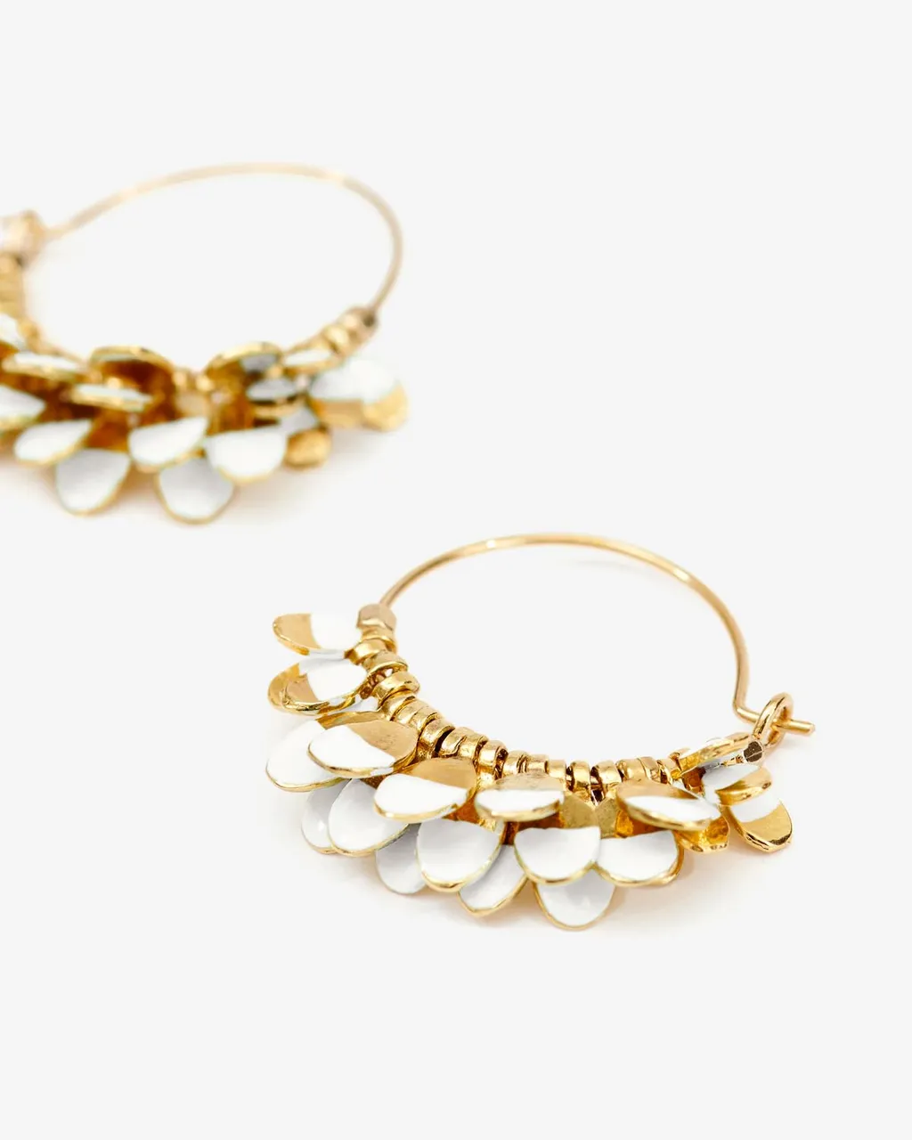 Casablanca Tassel Hoop Earrings