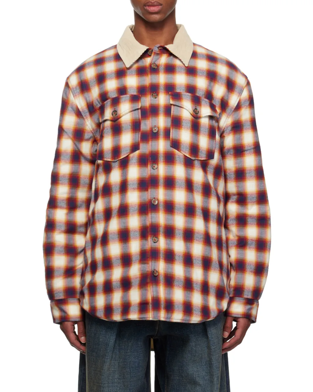 Checked Shirt Jacket