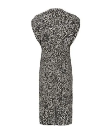 Gilya V-Neck Ruched Midi Dress