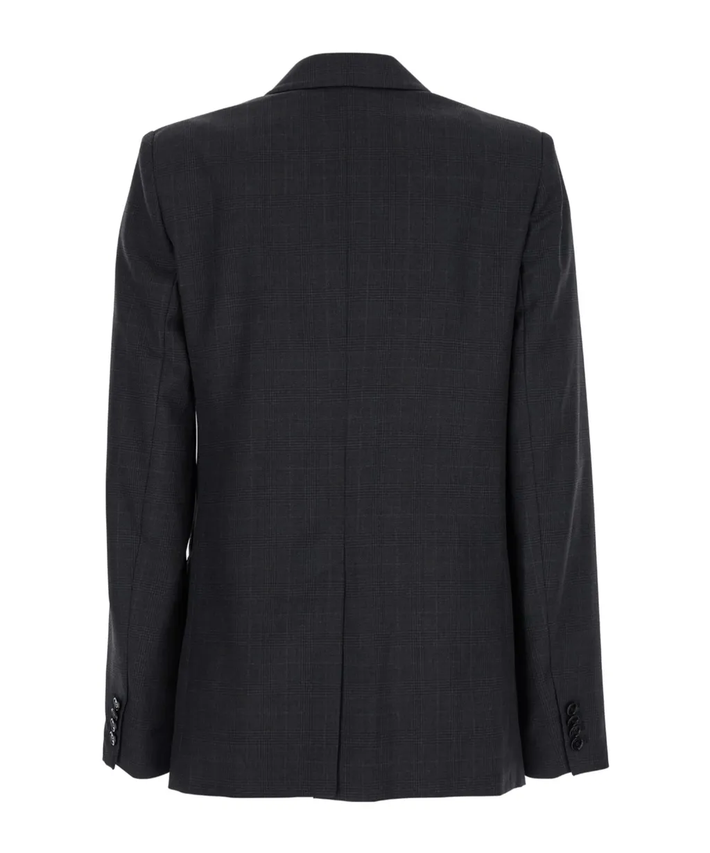 Lesandre Single-Breasted Interwoven Blazer