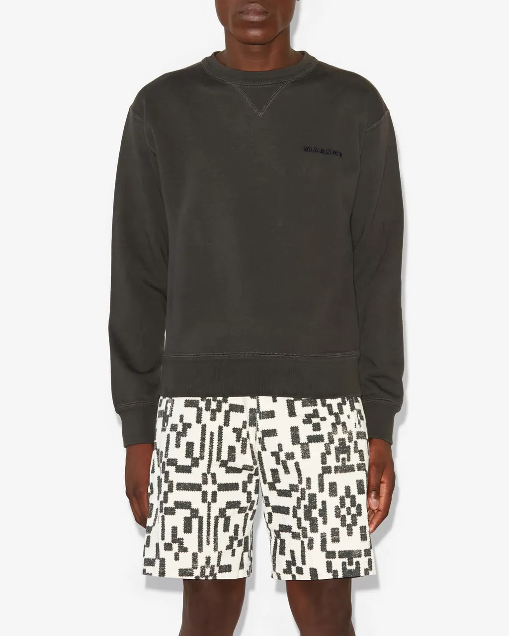 Long-Sleeved Crewneck Sweatshirt