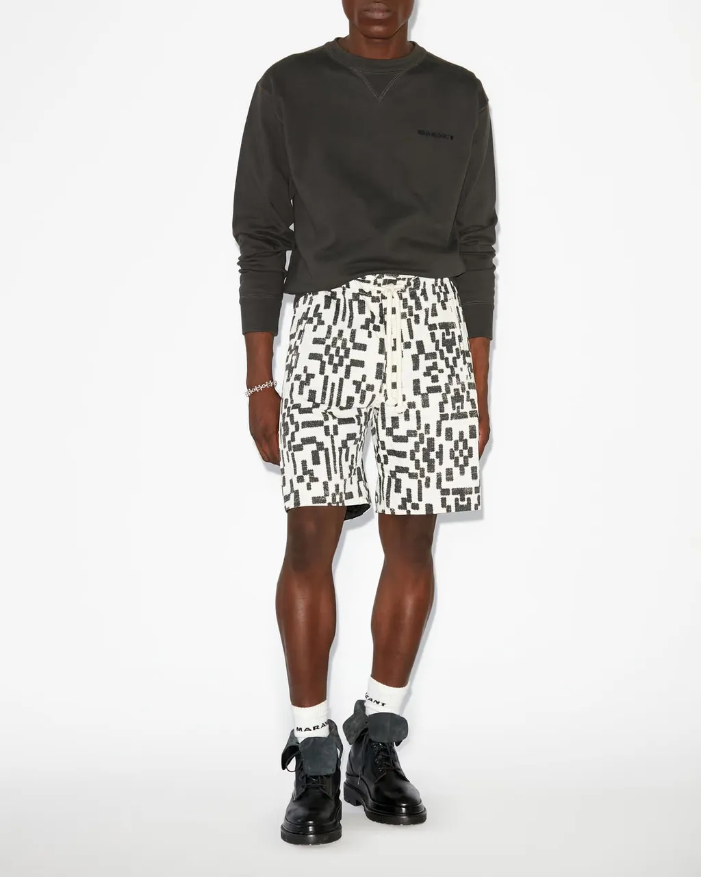 Long-Sleeved Crewneck Sweatshirt