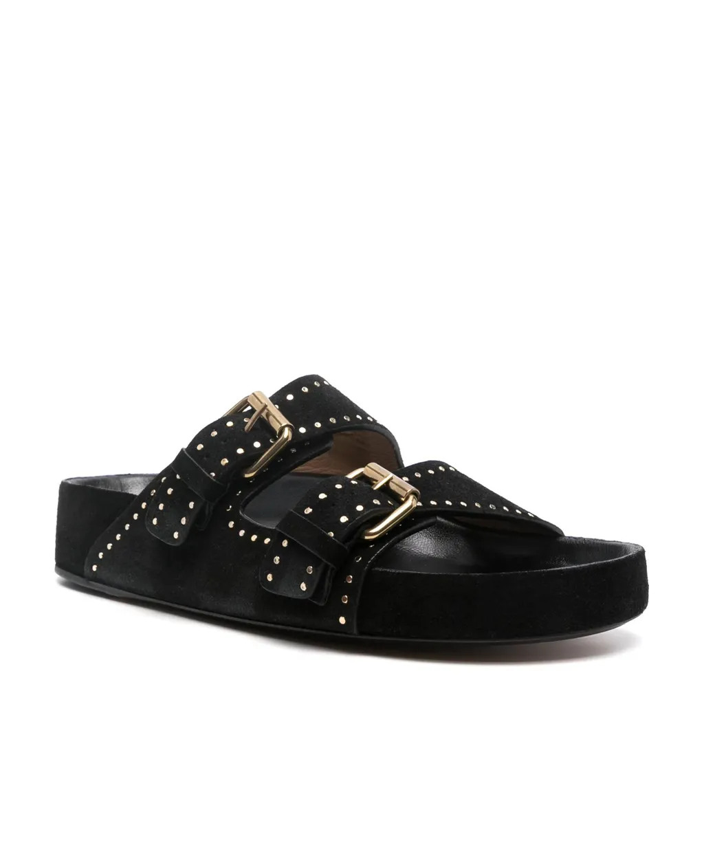 Lennyo Slip-On Buckle Sandals
