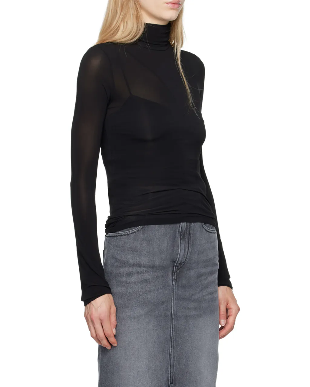 Joyela High-Neck Knitted Top