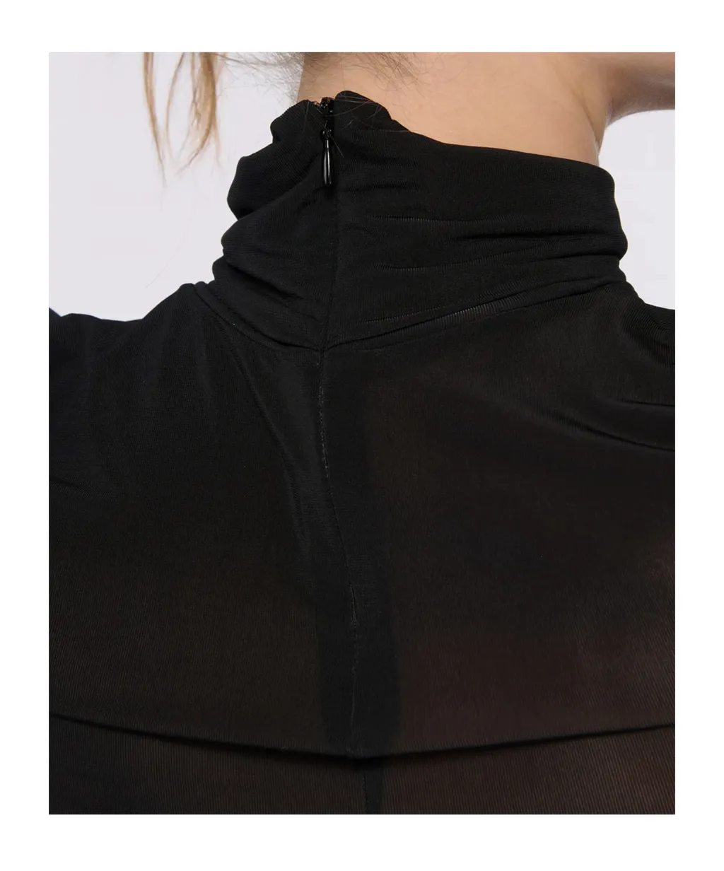 Joyela High-Neck Knitted Top