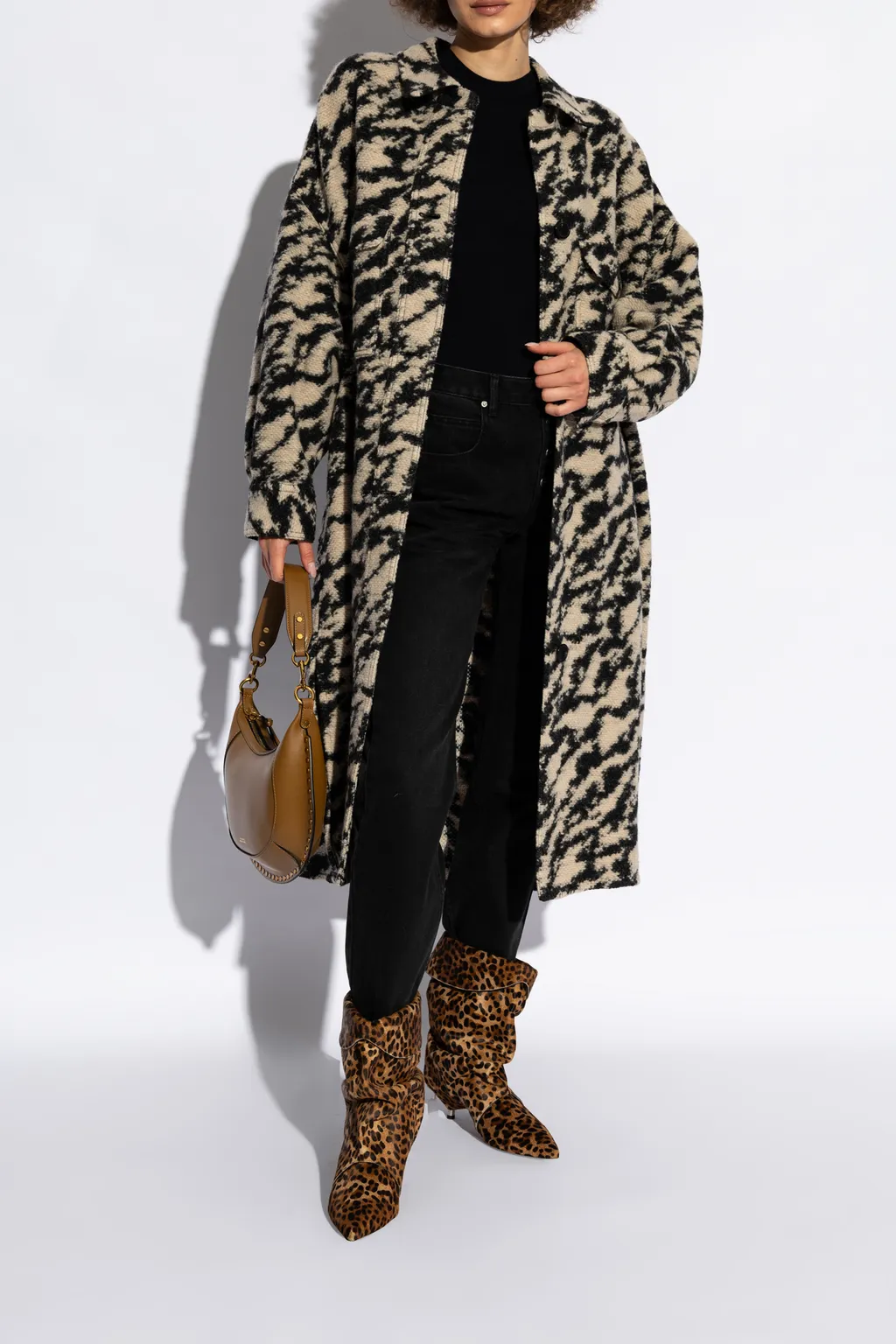 Edrik Leopard Printed Boots