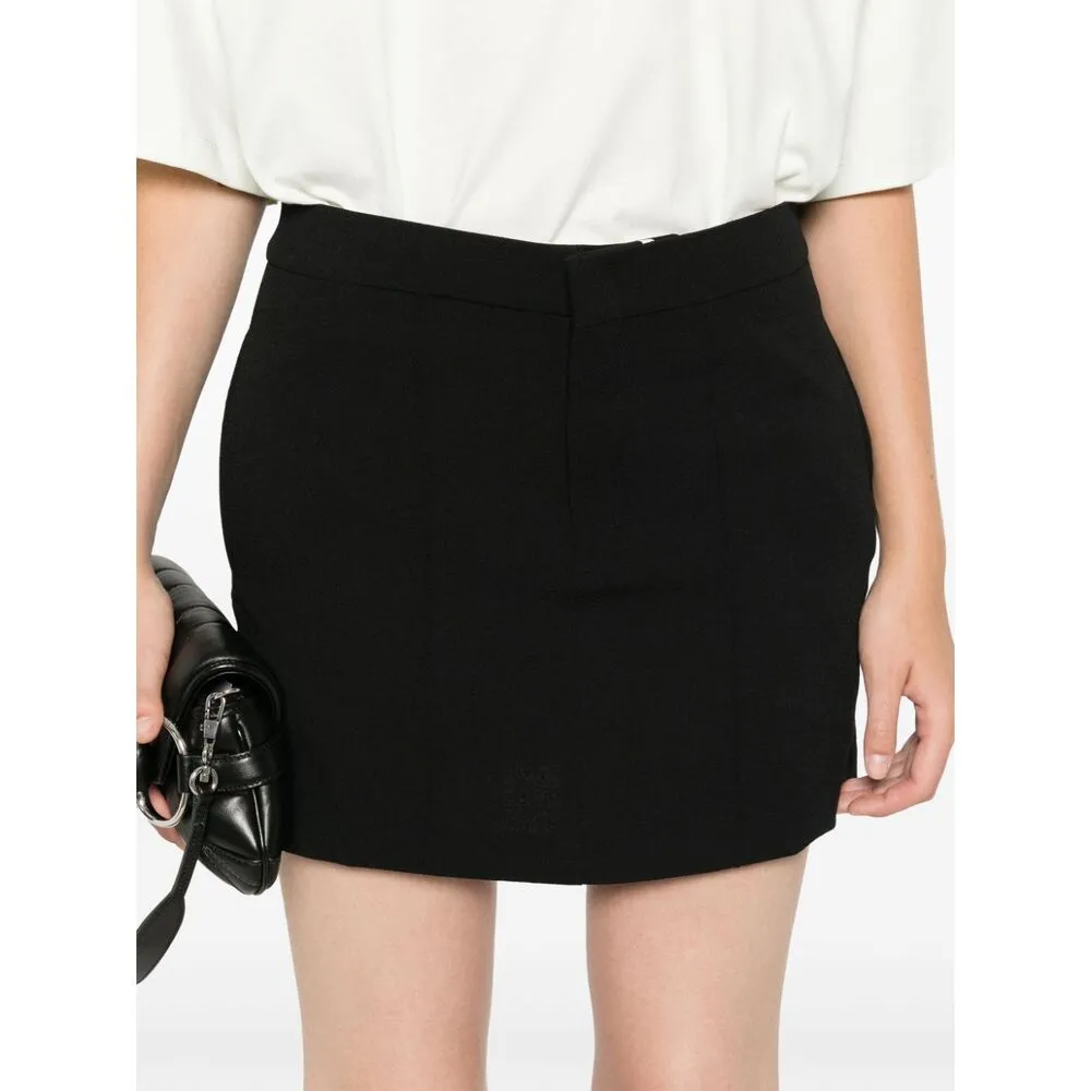 Licoma High Waist Crepe Mini Skirt