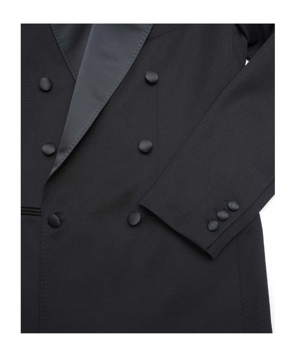 Double-Breasted Long-Sleeved Jacket