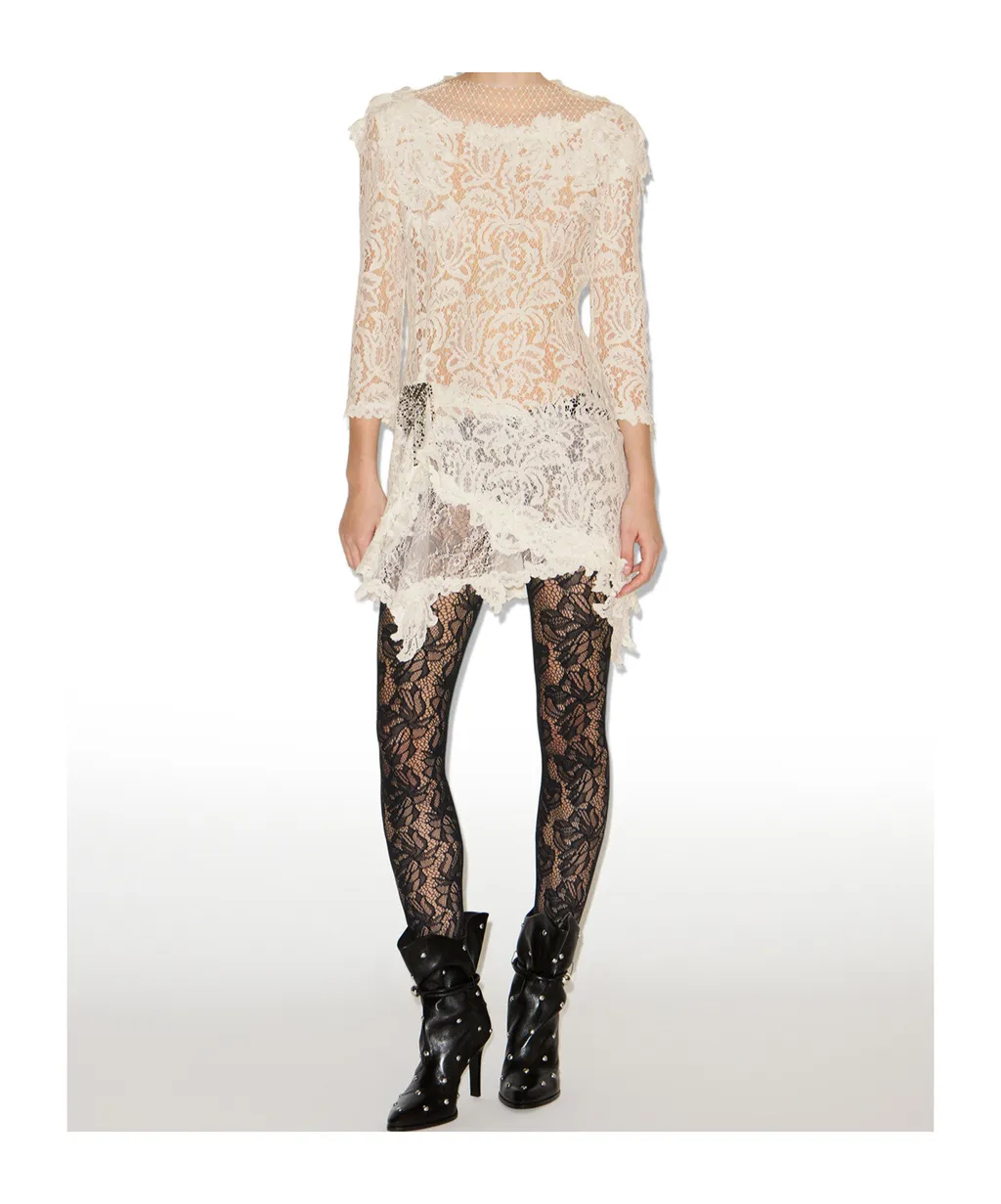 Rubiana Lace-Detailed Midi Dress