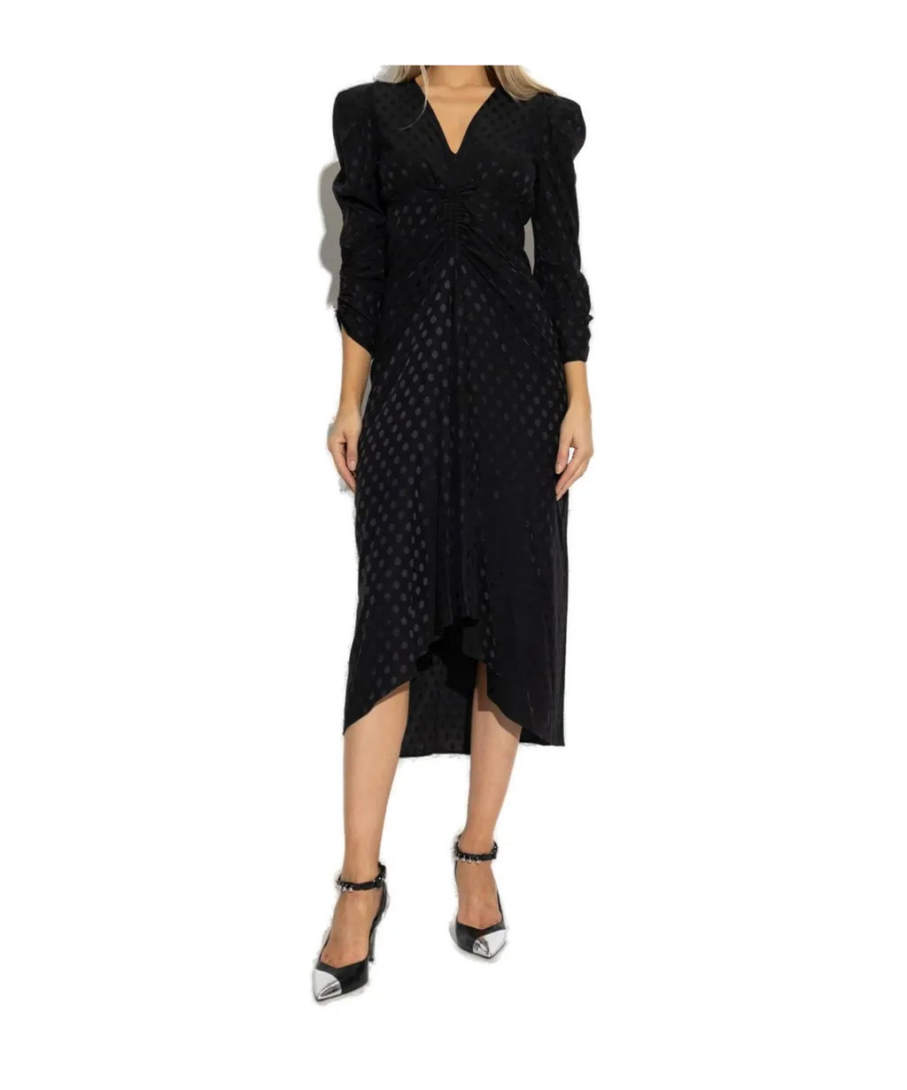 V-Neck Midi Dress