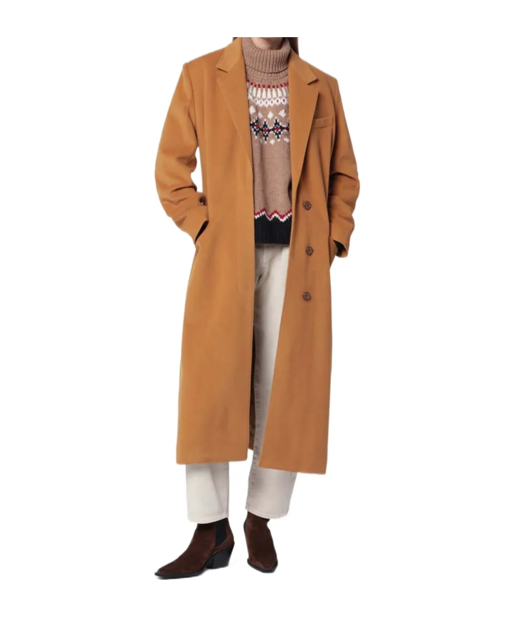 Camel Wool Blend Coat