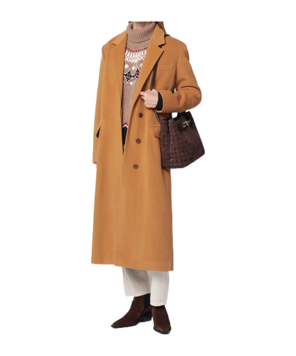 Camel Wool Blend Coat