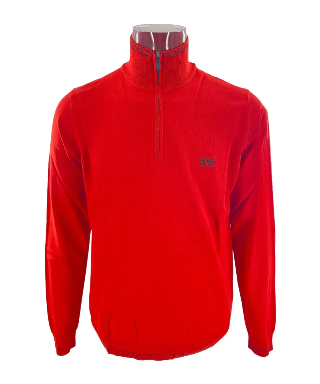 Zippered Long-Sleeved Sweater
