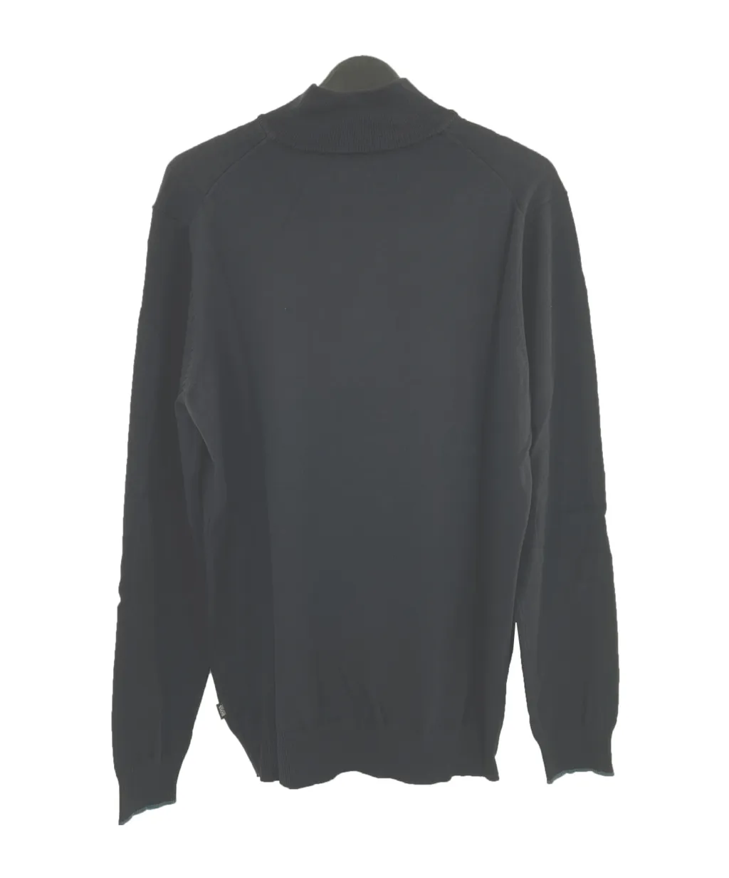 Zippered Long-Sleeved Sweater