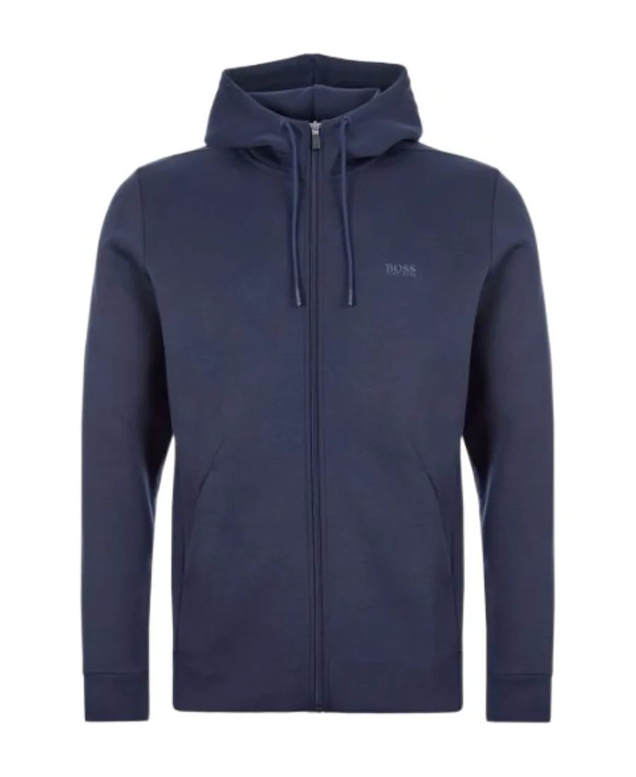 Zip-Up Drawstring Hoodie