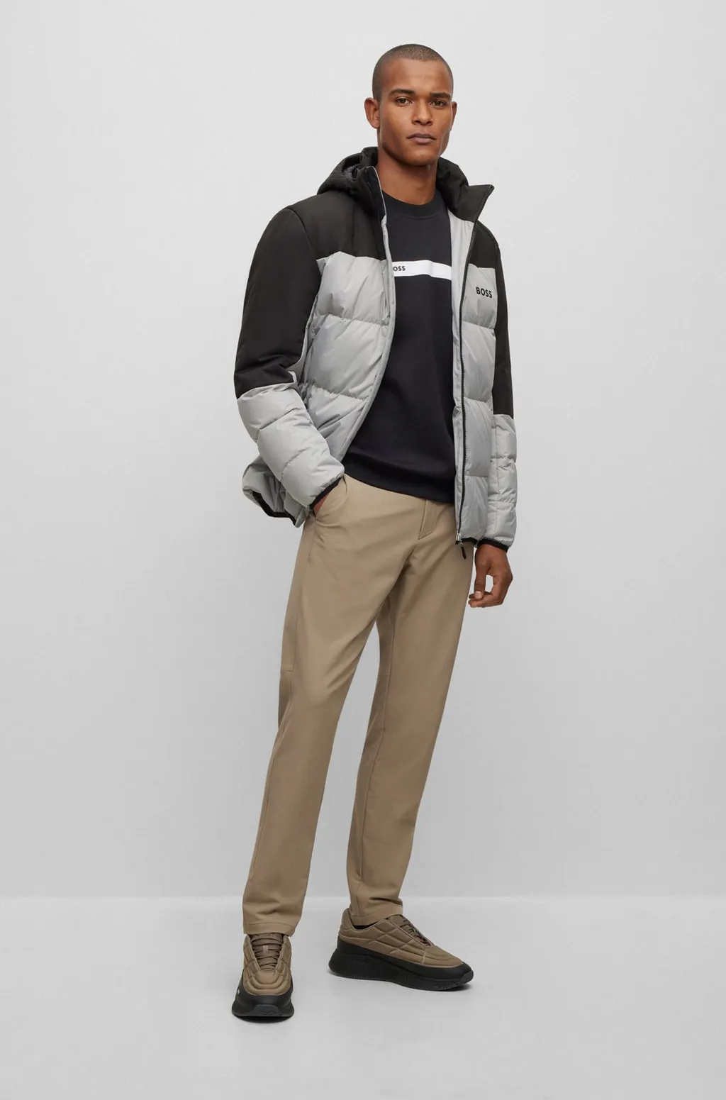 Graphic Logo Striped Sweatshirt