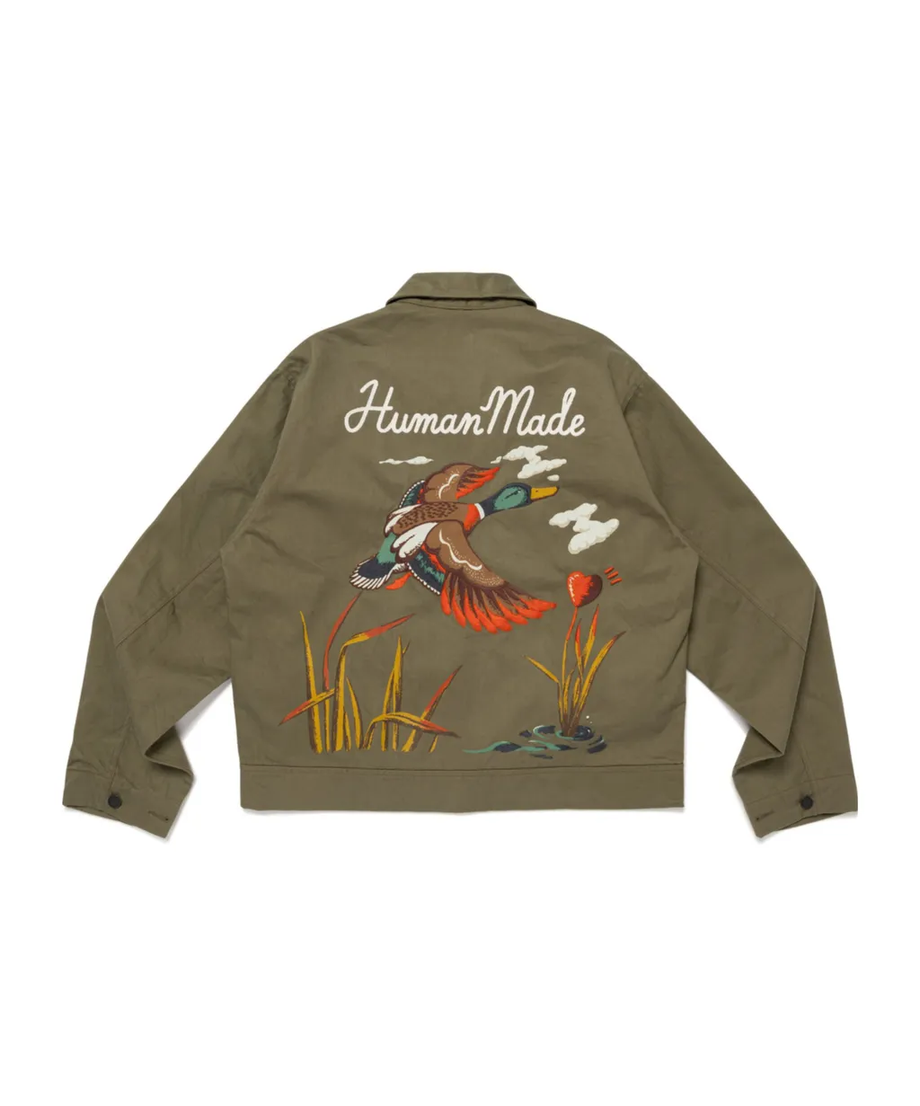 Embroidered Military Jacket