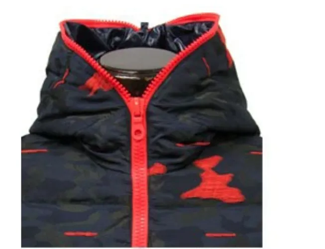 Hoded Camouflage Down Jacket