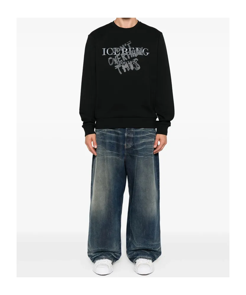 Logo-Print Cotton Sweatshirt