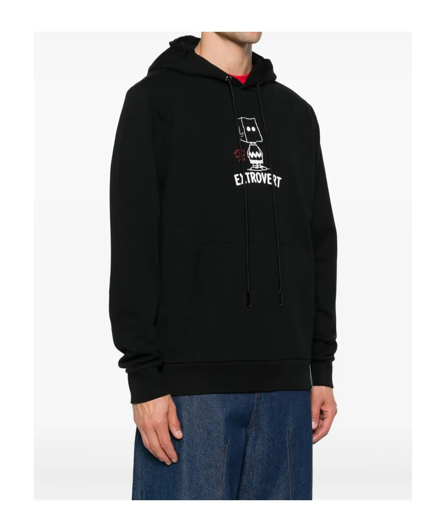 Graphic-Print Cotton Hoodie