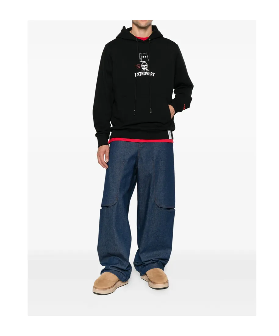 Graphic-Print Cotton Hoodie