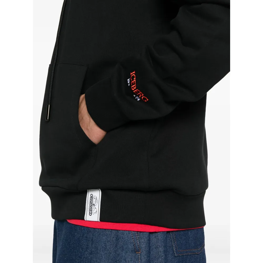 Graphic-Print Cotton Hoodie