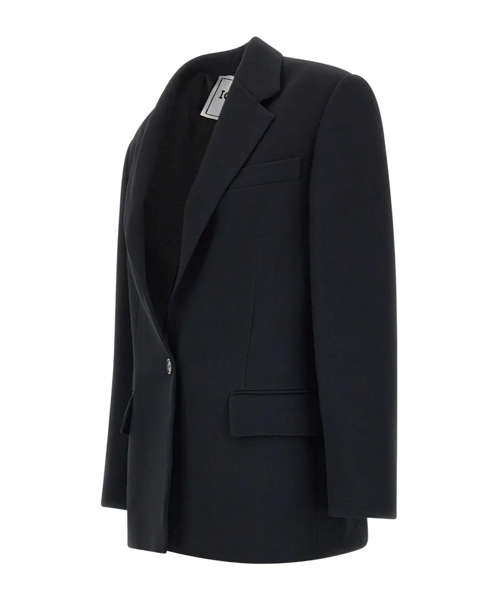 Single-Breasted Long Sleeve Suit Jacket