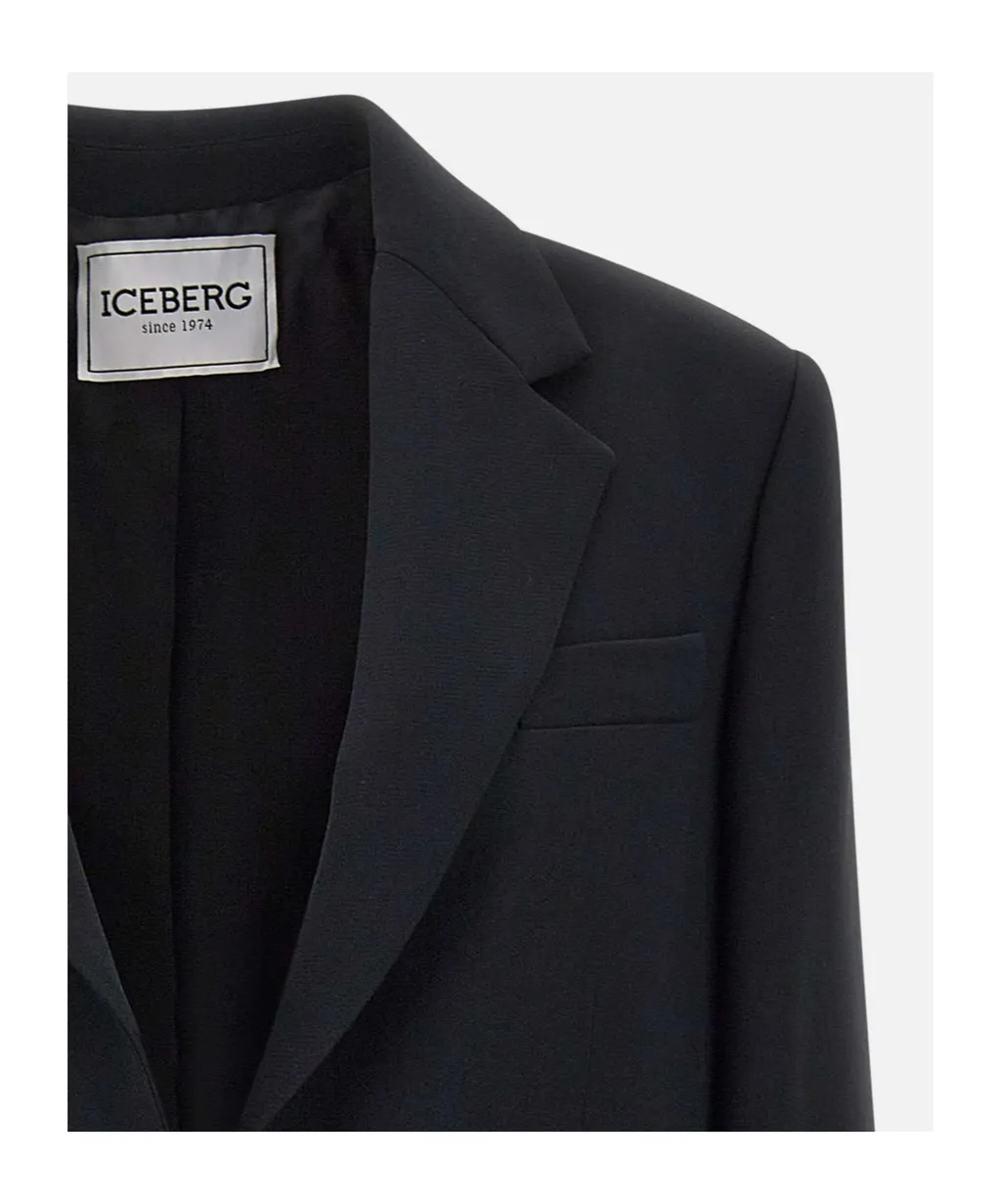 Single-Breasted Long Sleeve Suit Jacket