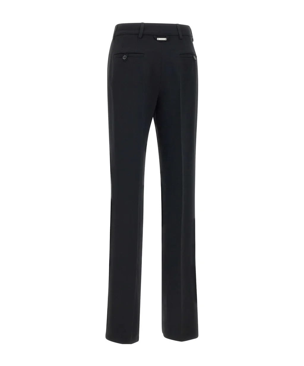 Pleated Zipper Casual Pants