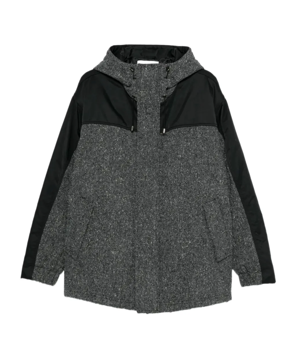 Panelled Hooded Jacket